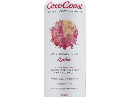 COCO COAST COCONUT WATER LYCHEE 500ML Discount