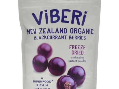 VIBERI FREEZE DRIED BLACKCURRANTS 40G on Sale