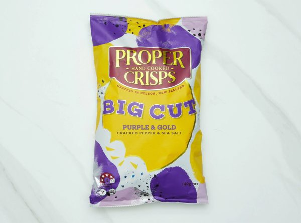 PROPER CRISPS BIG CUT PURPLE & GOLD 140G Cheap