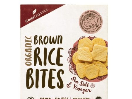 CERES ORGANIC RICE BITES SALT & VINEGAR 100G Online now