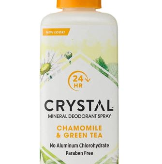 CRYSTAL ESSENCE DEODORANT SPRAY CHAMOMILE 118ML Discount