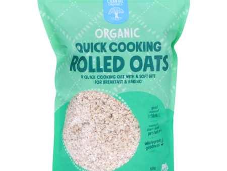 CHANTAL ORGANIC QUICK ROLLED OATS 850G Online now