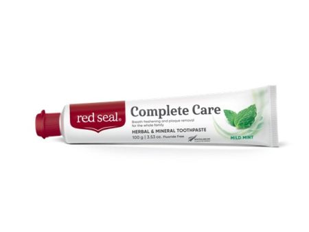 RED SEAL COMPLETE CARE TOOTHPASTE WITHOUT FLUORIDE 100G Hot on Sale