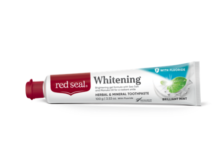 RED SEAL WHITENING TOOTHPASTE WITH FLUORIDE 100G Sale