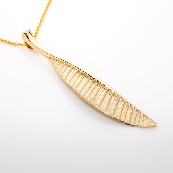 Frangipani Leaf Pendant on Sale