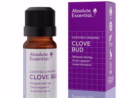 ABSOLUTE ESSENTIALS ORGANIC CLOVE ESSENTIAL OIL 10ML For Discount