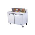 Turbo Air (MST-48-N) 49  Wide M3 Series Refrigerated Sandwich Salad Prep Table featuring Two Solid Doors Online