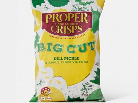 PROPER CRISPS BIG CUT DILL PICKLE 140G For Sale