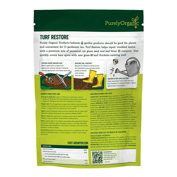 Purely Organic Turf Restore Online Sale