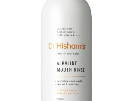 DR HISHAMS ALKALINE MOUTH RINSE 500ML For Sale