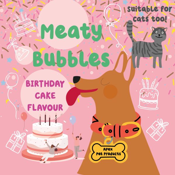 Meaty Bubbles - Birthday Cake Bubbles Sale