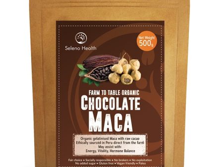 SELENO HEALTH CHOCOLATE MACA POWDER 500G Sale