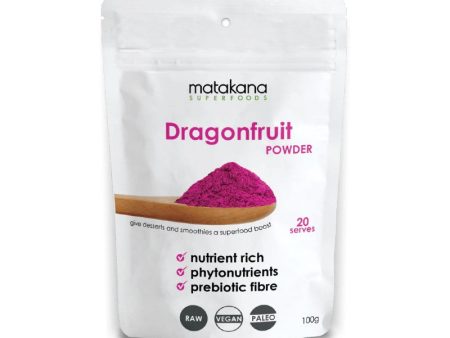 MATAKANA SUPERFOODS DRAGONFRUIT POWDER 100G Fashion