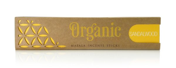 ORGANIC MASALA INCENSE STICKS SANDALWOOD 15G Cheap