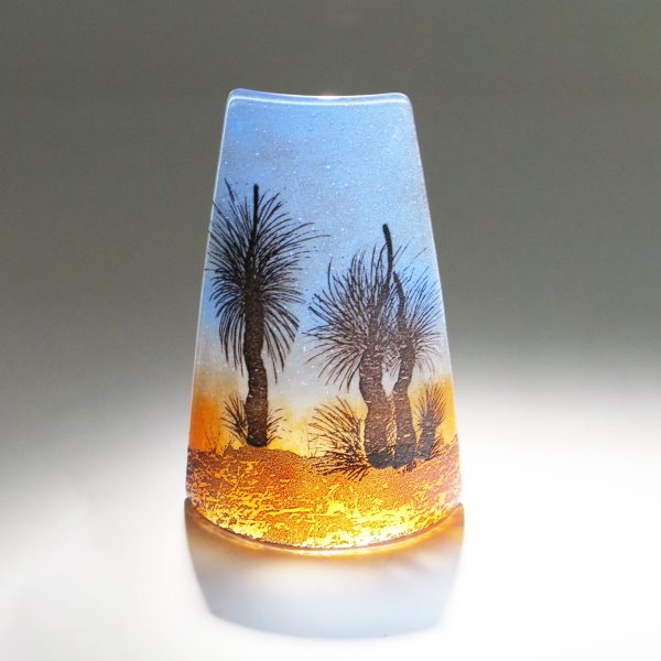 Grass Trees Glass Artwork Hot on Sale