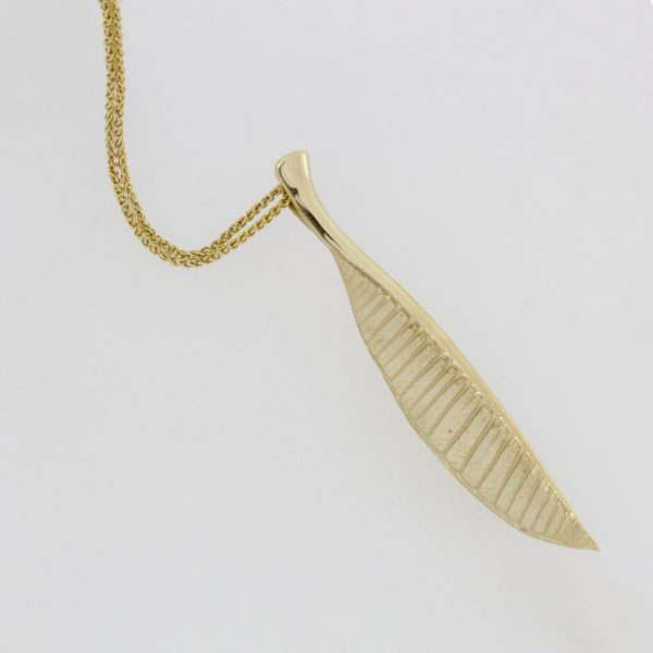 Frangipani Leaf Pendant on Sale