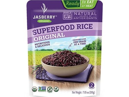 ORGANIC JASBERRY READY RICE ORIGINAL POUCH 200G Online Hot Sale