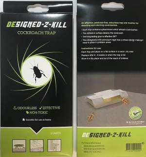 DESIGNED 2 KILL NATURAL COCKROACH TRAPS 2PK Discount