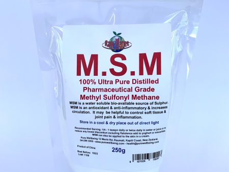 RAW PLANET MSM POWDER 250G Discount