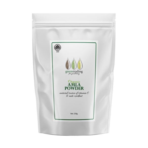 GREEN TRADING ORGANIC AMLA POWDER 250G Online Hot Sale