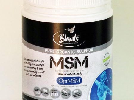 BLANTS ORGANIC MSM POWDER 800G For Sale