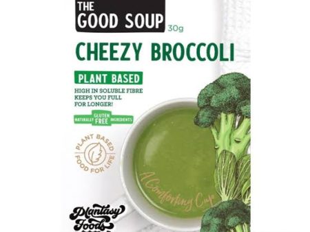 PLANTASY GLUTEN FREE INSTANT SOUP SACHET CHEEZY BROCCOLI 30G Online Sale