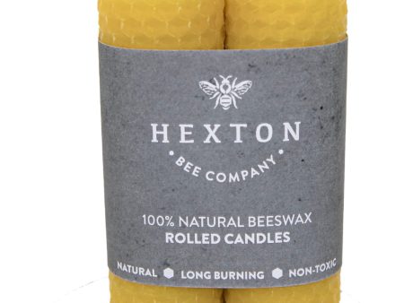 HEXTON BEES ROLLED BEESWAX CANDLE 25X210 3PK Discount