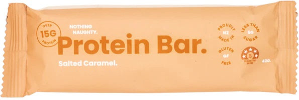 NOTHING NAUGHTY SALTED CARAMEL BAR 40G For Sale