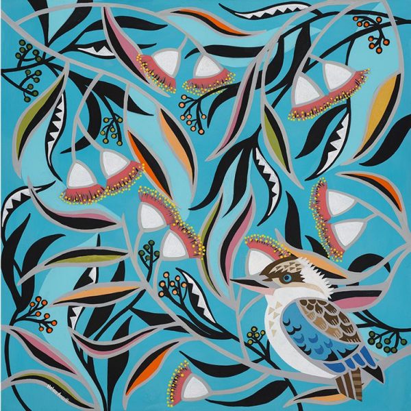 Blue Winged Kookaburra Print Online