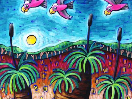 Galahs and Grasstrees Print Hot on Sale