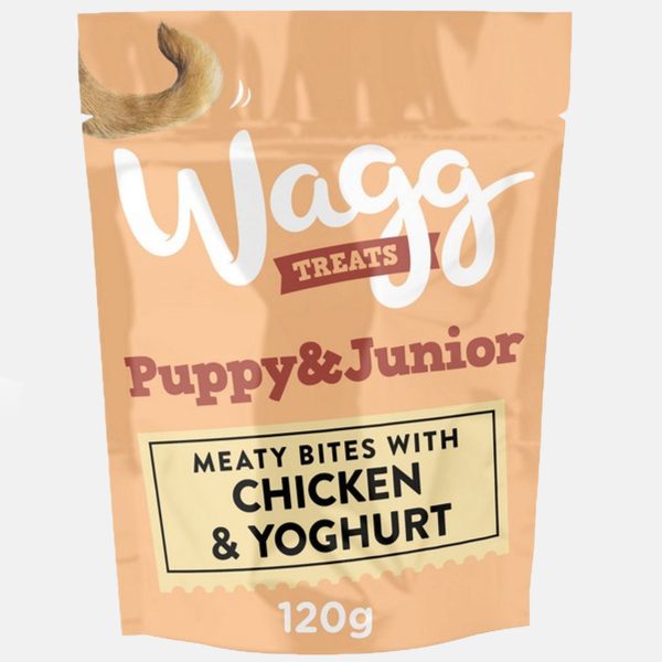 Wagg Chicken & Yogurt Puppy Treats 120g For Sale