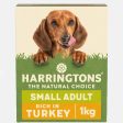 Harringtons Small Adult Dry Dog Food with Turkey & Rice 1KG on Sale