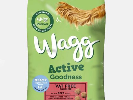 Wagg Active Goodness Working Dry Adult Dog Food with Chicken & Veg 12kg Sale