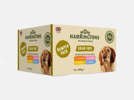 Harringtons Meaty Selection Wet Dog Food Bumper Pack 16 x 400g Hot on Sale