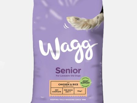 Wagg Complete Senior Dry Dog Food with Chicken & Rice 15kg on Sale