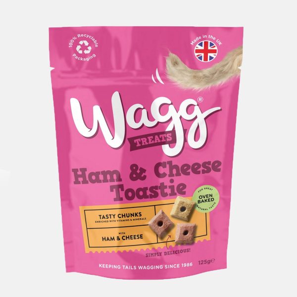 Wagg Ham & Cheese Dog Treats 125g Cheap