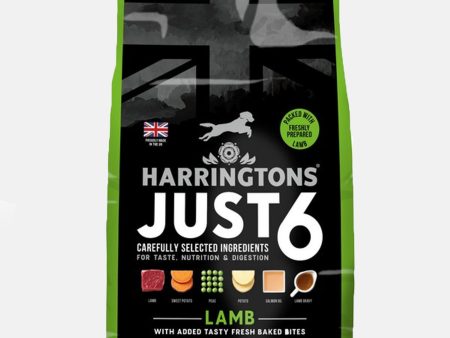 Harringtons Just 6 Dry Lamb Dog Food Supply