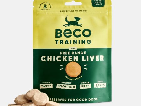 Beco Free Range Chicken Liver Dog Treats with Parsnip & Honey 60g Supply