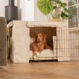 Dog Crate Set in Savanna Bone by Lords & Labradors Supply