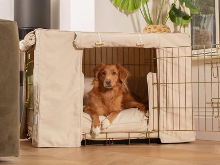 Dog Crate Set in Savanna Bone by Lords & Labradors Supply