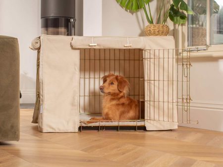 Dog Crate Cover In Savanna Bone by Lords & Labradors For Cheap