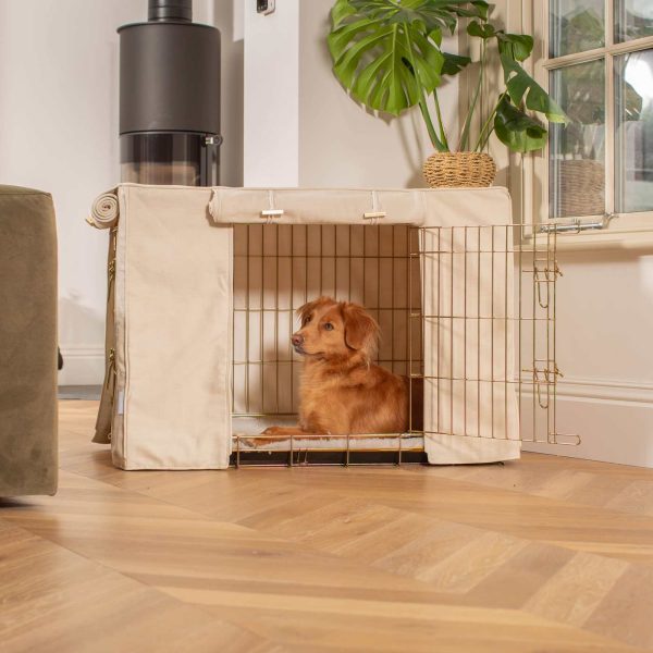 Dog Crate Cover In Savanna Bone by Lords & Labradors For Cheap