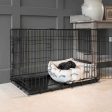 Cosy & Calming Puppy Crate Bed in Woodland Peacock by Lords & Labradors For Discount