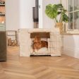 Dog Crate Set in Savanna Bone by Lords & Labradors Supply