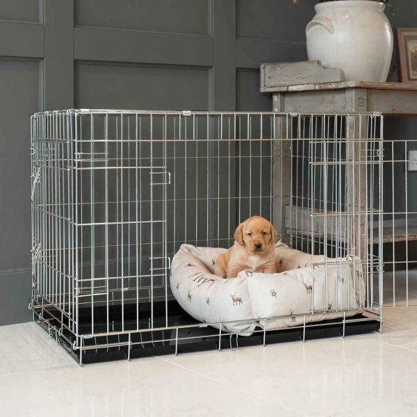 Cosy & Calming Puppy Crate Bed in Woodland Stag by Lords & Labradors For Discount