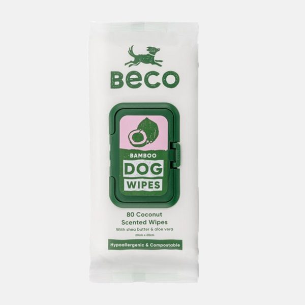 Beco Coconut Scented Bamboo Dog Wipes Online Sale