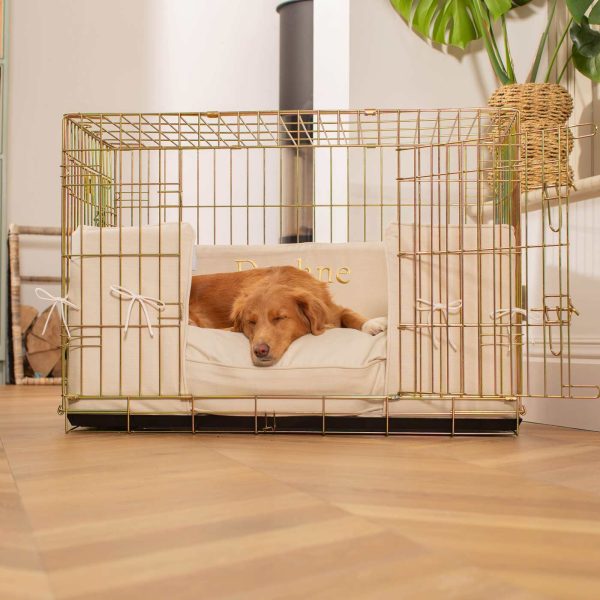 Dog Crate Bumper in Savanna Bone by Lords & Labradors Supply