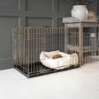 Cosy & Calming Puppy Crate Bed With Removable Covers in Savanna Bone by Lords & Labradors Online Hot Sale