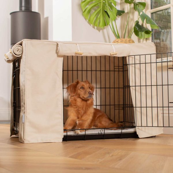 Dog Crate Cover In Savanna Bone by Lords & Labradors For Cheap