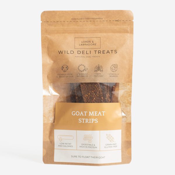 Wild Deli Goat Meat Strips Treats Online now